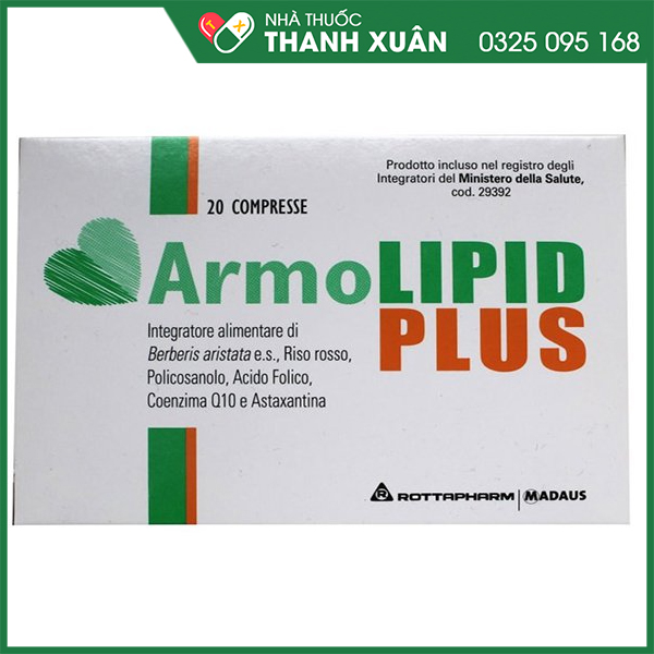 ArmoLipid Plus giảm lượng cholesterol, triglycerid trong máu